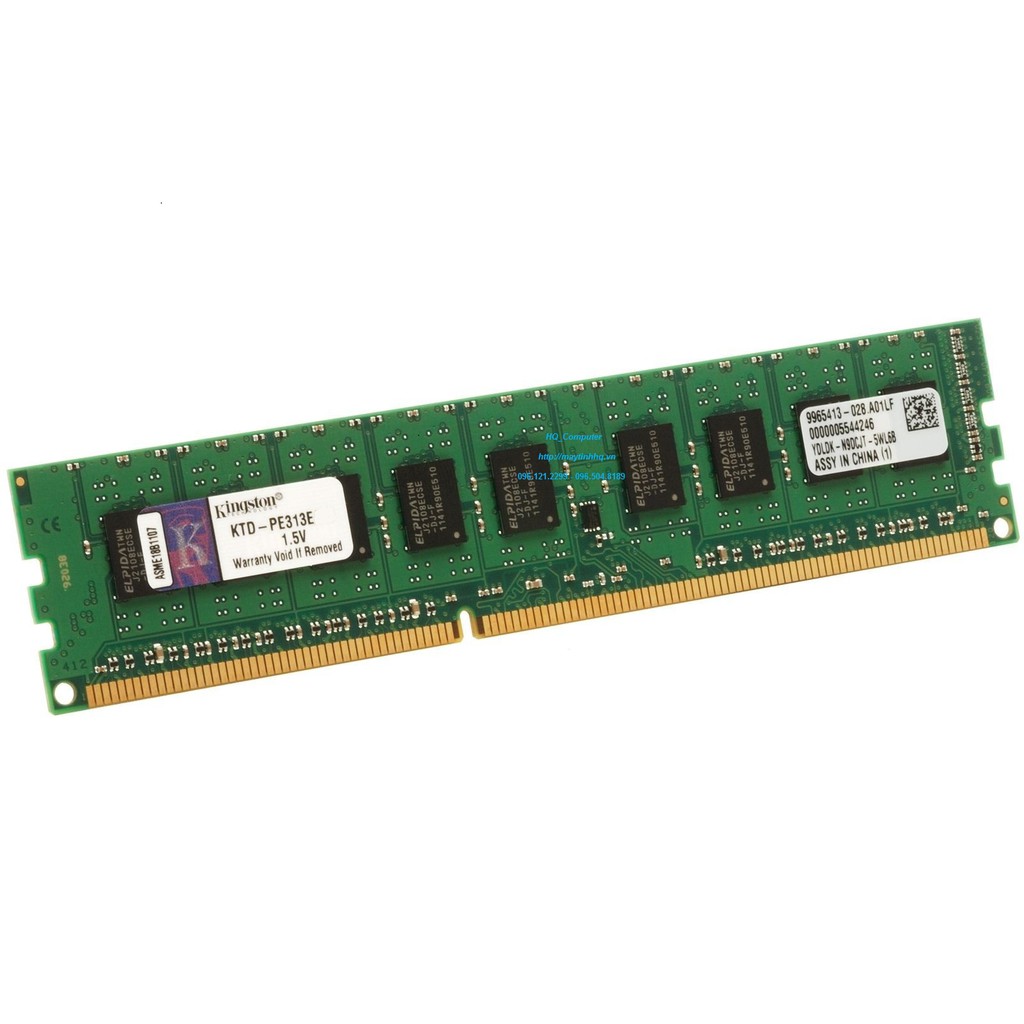RAM DDR3 8GB BUS 1066-1333-1600